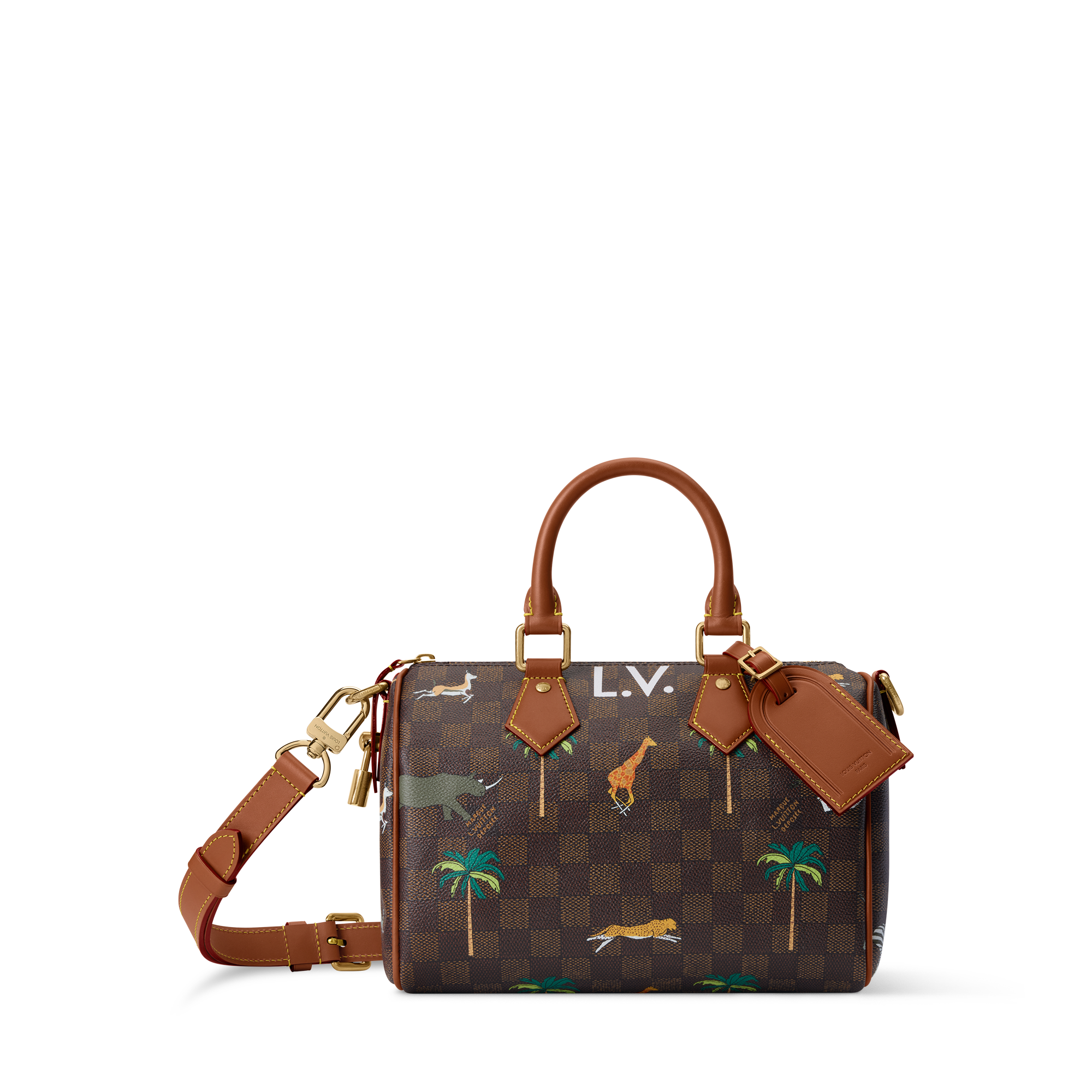 Bolso Speedy 25 con bandolera x The Darjeeling Limited Otro Damier